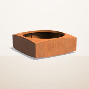 Cortenový kvetináč Nova 1200 x 1200 x 450 mm