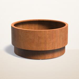 Cortenový kvetináč Orbit Ø 1200 × v 600 mm