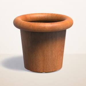 Cortenový kvetináč Klasik Ø 700 × v 606 mm