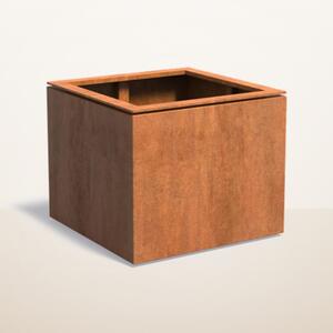 Cortenový kvetináč Kubo 830 x 830 x 700 mm