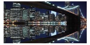 Foto obraz sklo tvrzené Brooklynský most osh-37590634
