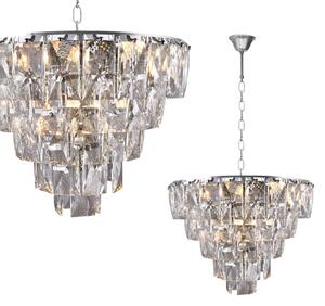 EUlight Luster Chelsea, 1x krištáľové tienidlo, (fi 50cm), ch