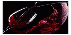 Foto obraz sklo tvrzené červené vína osh-54930015