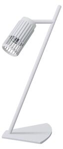 Stolná lampa Vertical, 1x biele kovové tienidlo, w