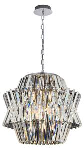 EUlight Luster Crown, 1x krištáľové tienidlo, (fi 54cm), ch