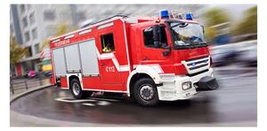 Foto obraz sklo tvrzené hasičské vozidlo osh-56994043
