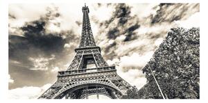 Foto obraz sklenený horizontálny Eiffelova veža Paríž