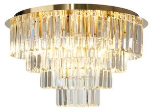 EUlight Luster Milano, 1x krištáľové tienidlo, (fi 60cm), g