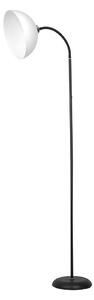 EUlight Stojacia lampa Zack, 1x biele PVC tienidlo, b