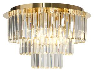 EUlight Luster Milano, 1x krištáľové tienidlo, (fi 45cm), g