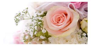 Fotoobraz na skle kytice kvetov osh-594295