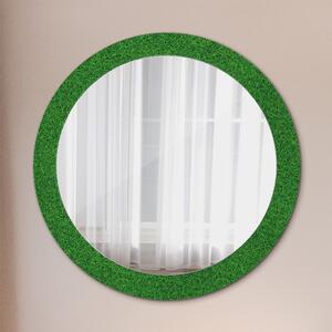 Okrúhle ozdobné zrkadlo Zelená tráva
