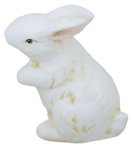 Keramická dekorácia zajačik biely