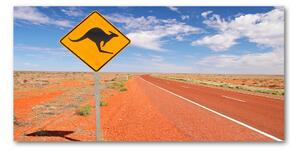 Foto obraz sklo tvrzené Cesta v Austrálii osh-65364006