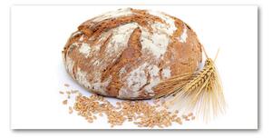 Foto obraz sklenený horizontálny Chlieb a pšenica