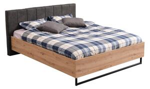 Drevená posteľ Nante 180x200, dub