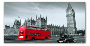 Foto-obraz fotografie na skle Londýnsky autobus