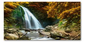 Fotoobraz na skle Vodopád v lese osh-72571423