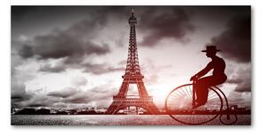 Foto obraz sklo tvrzené Eiffelova veža Paríž