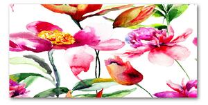 Fotoobraz na skle divoké kvety osh-78023147