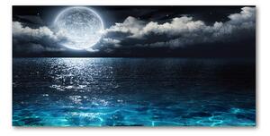 Foto obraz sklo tvrzené Mesiac v splne osh-78125119