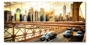 Foto obraz sklenený horizontálny Brooklynský most