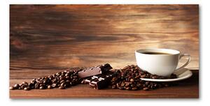 Foto obraz fotografie na skle Káva a čokoláda