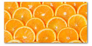 Foto obraz fotografie na skle plátky pomaranča