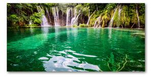 Foto obraz sklo tvrzené Plitvické jazero osh-83128904