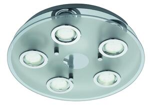 Eglo 54563 - LED stropné svietidlo 5xGU10/3W/230V lesklý chróm