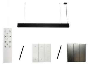 LED luster na lanku LED/55W/230V 3000/4000/6500K 120 cm čierna