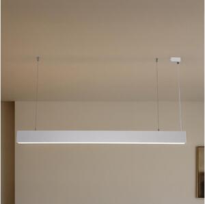 LED Luster na lanku LED/55W/230V 3000/4000/6500K 120 cm biela