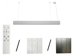 LED Luster na lanku LED/55W/230V 3000/4000/6500K 120 cm biela