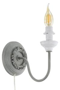 Eglo 33003 - Nástenné svietidlo 1xE14/40W/230V sivé