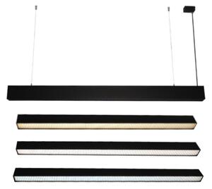LED luster na lanku LED/55W/230V 3000/4000/6500K 120 cm čierna