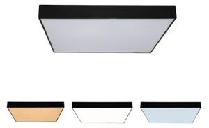 LED Stropné svietidlo LED/215W/230V 3000/4000/6500K 80x80 cm čierne