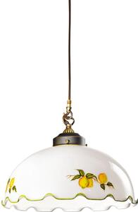 Kolarz 731.32.118 - Závesný luster na lanku NONNA 1xE27/75W/230V priemer 36 cm citróny