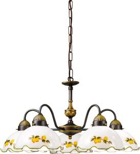 Kolarz 731.85.116 - Luster na reťazi NONNA 5xE27/75W/230V citróny