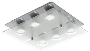 Eglo 75342 - LED stmievateľné stropné svietidlo CABO-SD 6xGU10/5W/230V 34x34 cm matný chróm