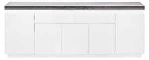 ŠIROKÁ KOMODA, biela, 200/80/40 cm Livetastic - Online Only drobný nábytok, Online Only