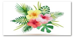 Foto obraz fotografie na skle Havajské kvety osh-85139888