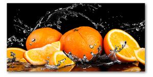 Fotoobraz na skle Pomaranče a voda osh-89166041