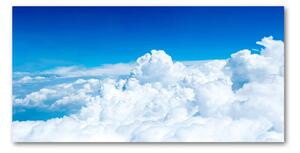 Foto obraz sklo tvrzené Oblaky z vtáčieho pohľadu