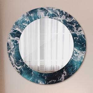 Zrkadlomat.sk Turbulentné more Turbulentné more Okrúhle dekoračné zrkadlo lsdo-00112
