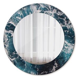 Zrkadlomat.sk Turbulentné more Turbulentné more Okrúhle dekoračné zrkadlo lsdo-00112