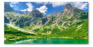 Foto obraz sklo tvrzené Jazero v horách osh-92038877