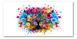 Foto obraz fotografie na skle farebné stromy osh-96444757