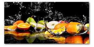 Foto obraz sklo tvrzené Ovocie a voda osh-97660096