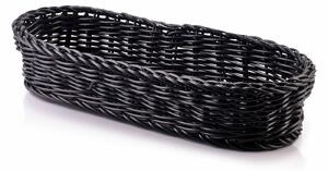 Košík na príbor Sino Black, 27x6x11 cm