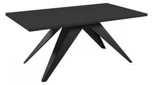 Rozkladací jedálenský stôl Awelian 140, Farba: Čierna/čierny molet Mirjan24 5903211332128